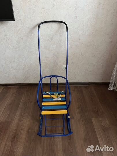 Детские санки с колесами
