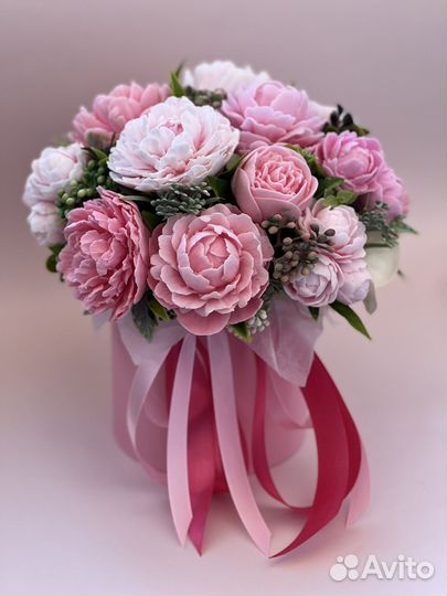 Букет цветов из мыла