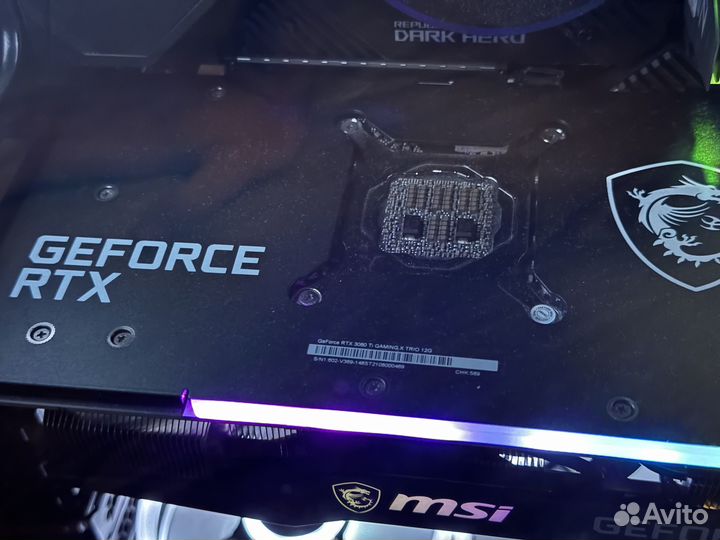 Видеокарта RTX 3080 ti MSI Gaming X trio 12 gb