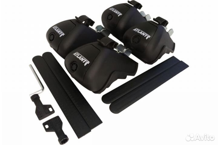 Опоры багажника atlant 8810 на рейлинги тип D к-т