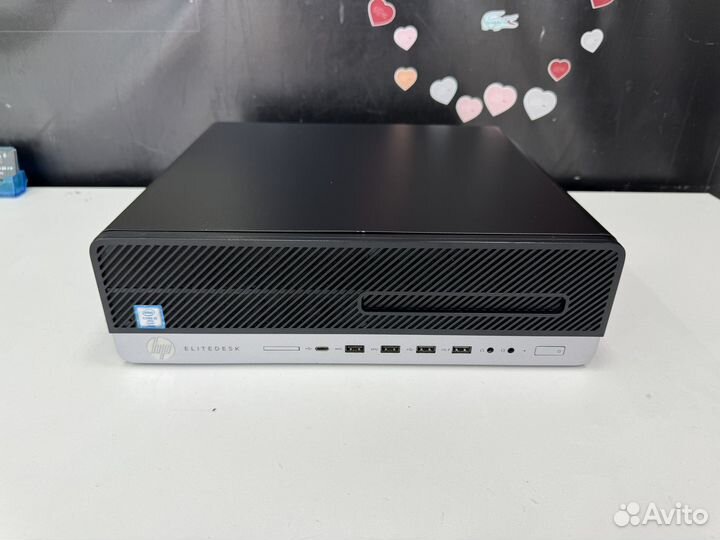 Мини пк HP EliteDesk 800 G3,i5/16GB/500GBx2/256SSD