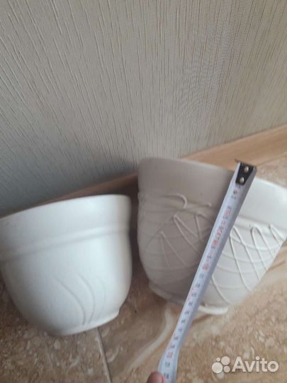 Горшки цветочные б/у