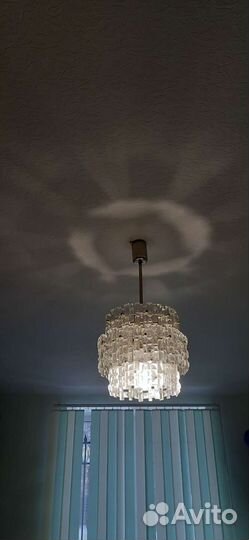 Хрустальная люстра СССР винтаж