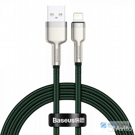 Кабель Xiaomi Baseus USB to iP 2.4A 1m Green