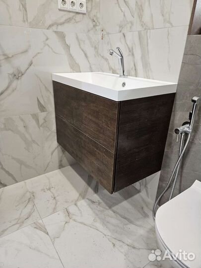 Тумба для ванной подвесная без раковины