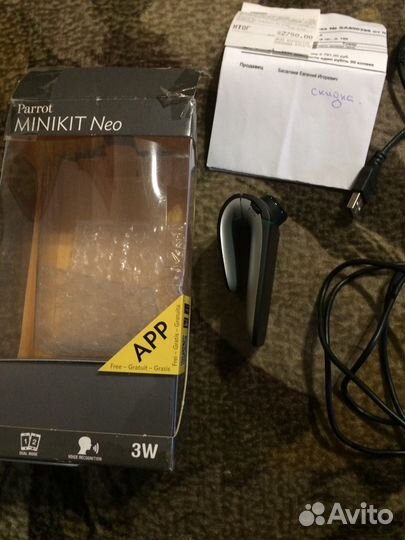 Портативный комплект блютуз с голосовым управление