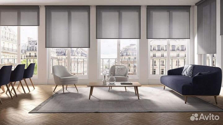 Рулонные шторы. Не требуют сложного ухода