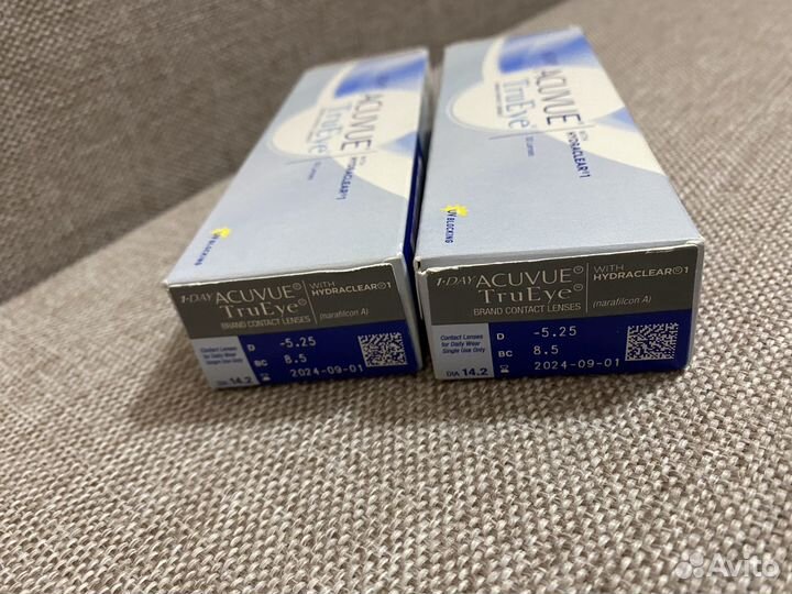 Контактные линзы Acuvue TruEye 1-Day 30 шт, -5,25