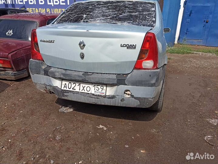 Бампер renault logan