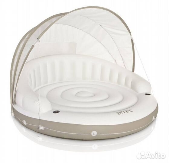 Надувной остров с балдахином