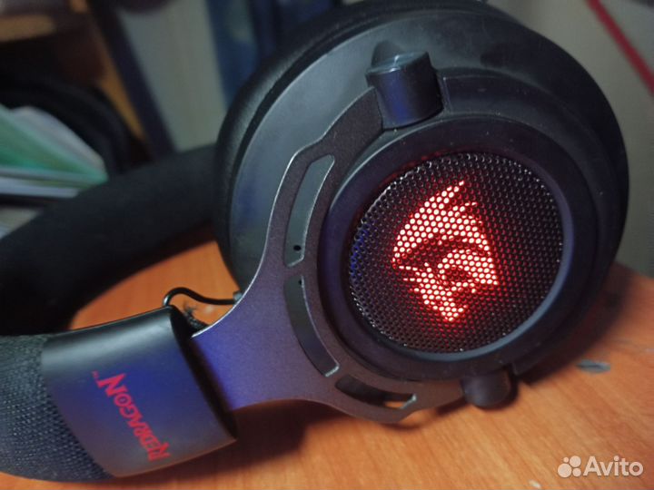 Игровые проводные наушники(ReDragon)