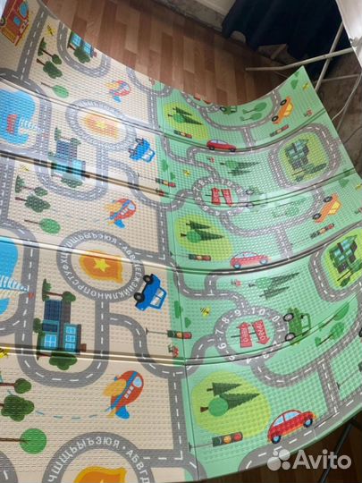 Складной детский коврик