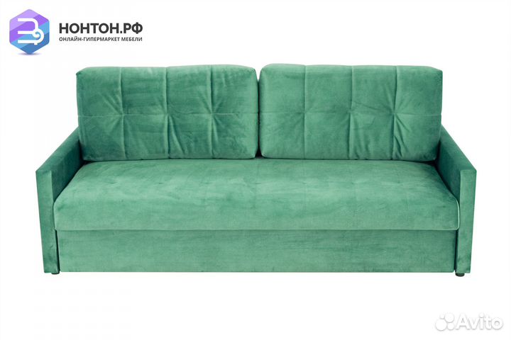 Диван еврокнижка Норд зеленый