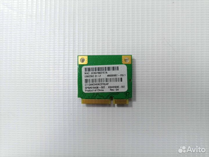 Wi-Fi модуль ноутбука HP CQ61