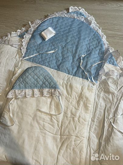 Конверт на выписку для мальчика летний