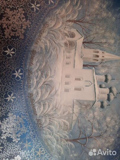 Жостовский кованный поднос