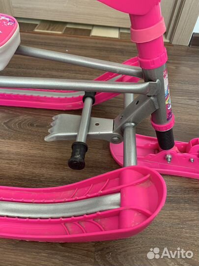 Снегокат nika twiny 2, принт с единорогом