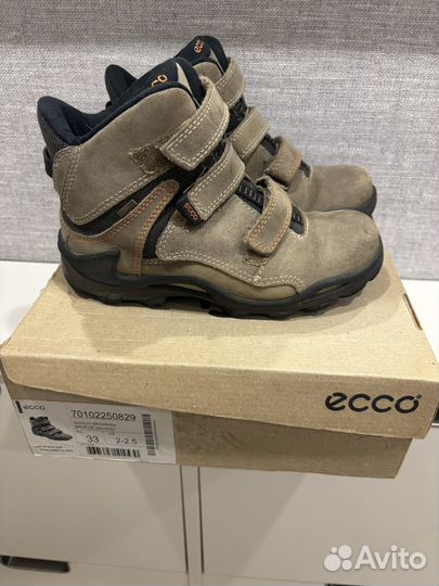 Ботинки ecco gore-tex осень-зима