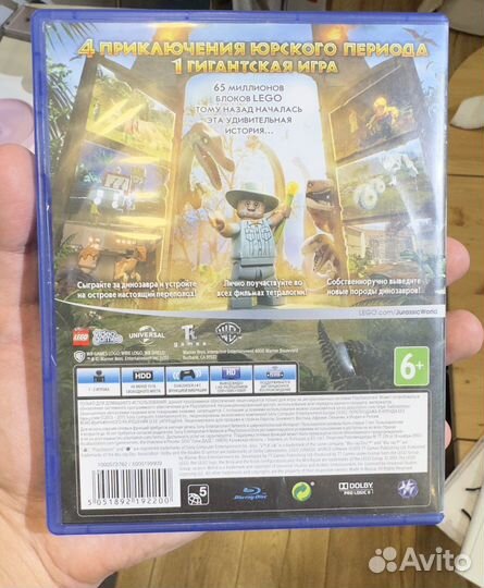 Lego Мир Юрского периода ps4