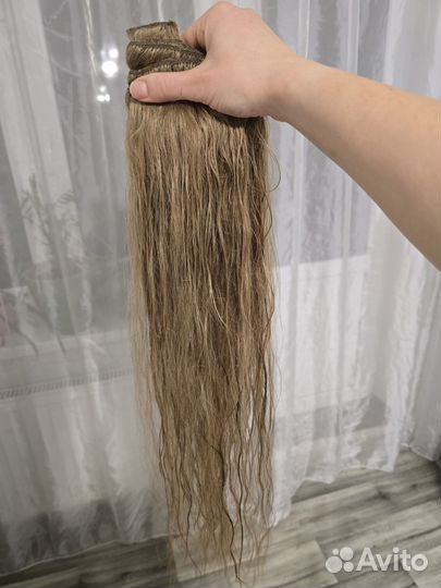 Накладные волосы на заколках