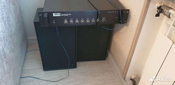 Акустическая система с усилителем в сборе