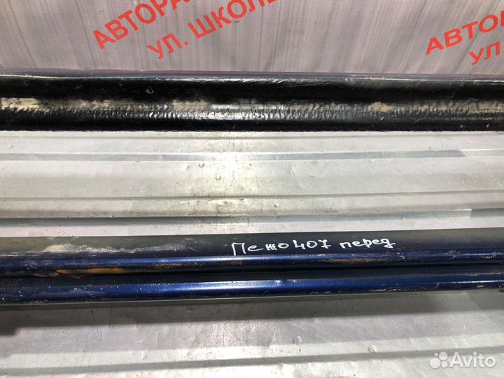 Усилитель переднего бампера Пежо 407