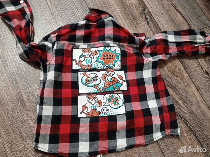 Рубашка на мальчика 104
