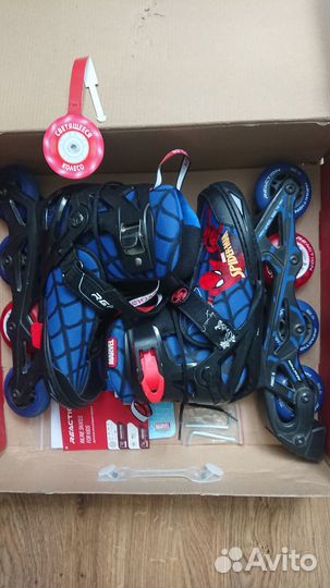Коньки роликовые Marvel Spiderman р. 31-36