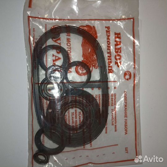 Ремкомплект прокладок на мотоцикл урал