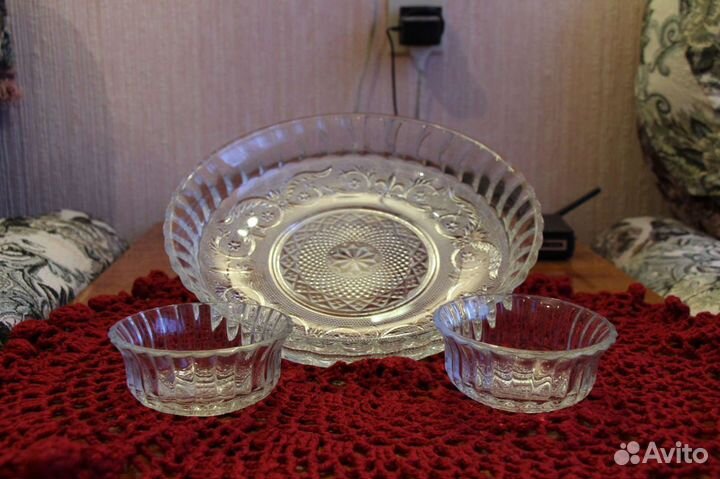 Ваза для фруктов стекло