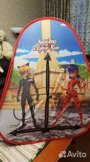 Палатка детская Ледибаг и Супер кот