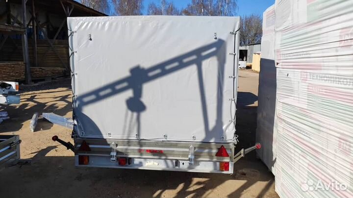 Прицеп 19.012 с тентом аэро 150 см. ндс. Без ндс