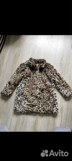 Шуба тедди Zara детская 128