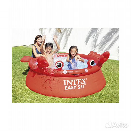 Бассейн Inteх Веселый крабик 183х51см Новый