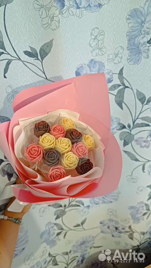 Букет из шоколадных роз