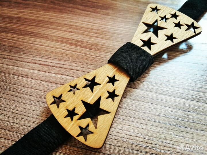 Деревянные галстук-бабочки