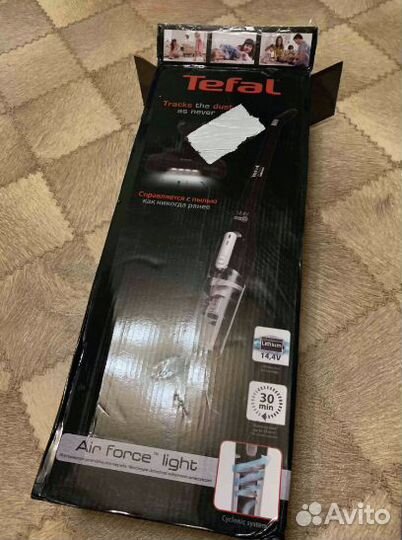 Вертикальный пылесос Tefal новый чек гарантия