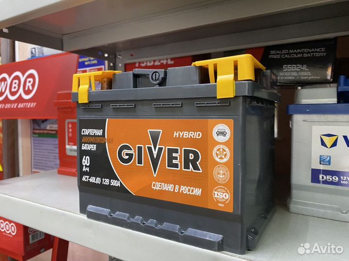 Аккумуляторы 60 Новые Гарантия