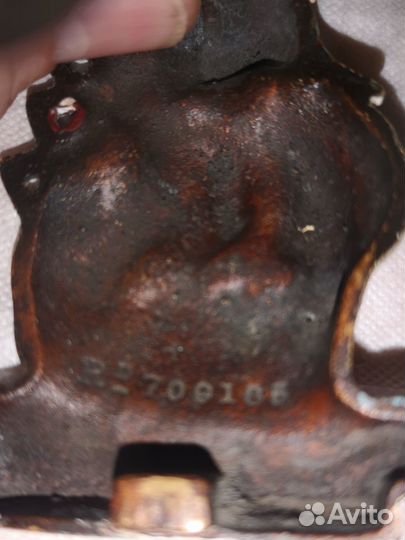 Антикварные старинные латунные дверной молоток