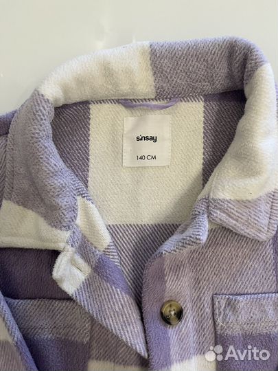 Рубашка утепленная для девочки