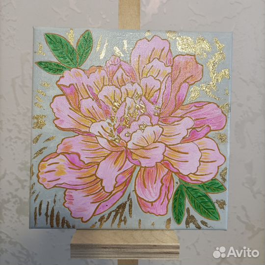 Картина акрилом на холсте