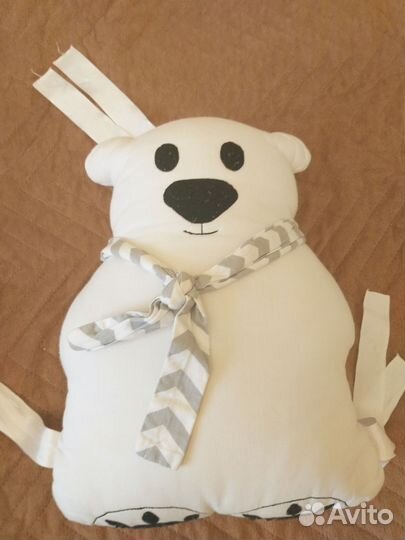 Бортики коса+подушки игрушки+подушка позиционер