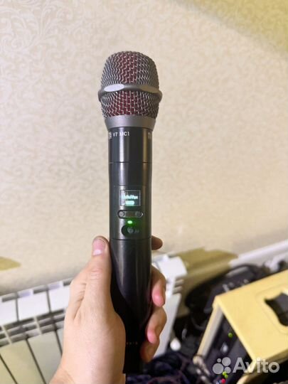 Shure slxd SE V7 MC1 радио система микрофон