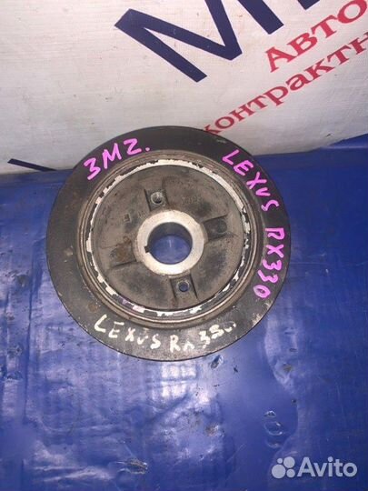 Шкив коленвала Lexus Rx330 XU30 3MZ 2003-2006