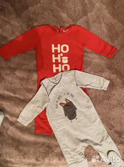 Новогодний комбинезон и человечек next 86 размер