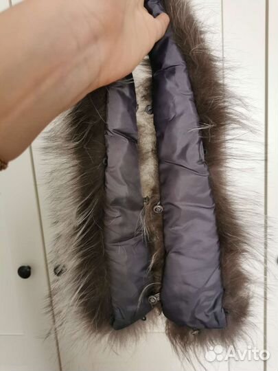 Натуральный меховой воротник