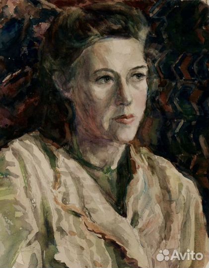 Женский портрет Целютин, 1940-ые