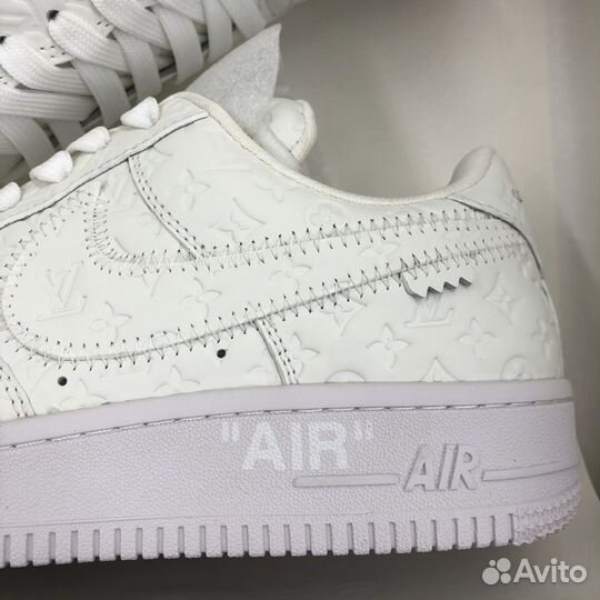 Louis Vuitton X Nike Air Force 1 Low Triple White