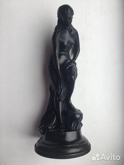 Чугунная статуэтка Купальщица касли СССР 1979г