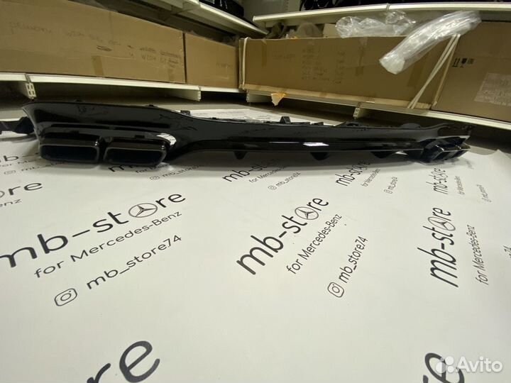 Диффузор на Mercedes w213 6.3 AMG дорест